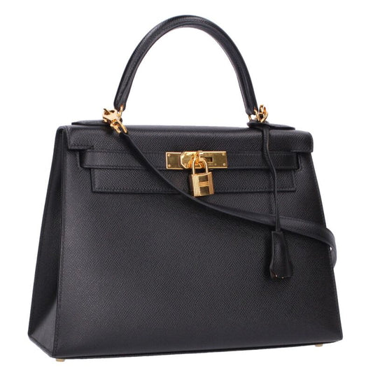 HERMES Kelly 28 Epsom Leather GHW Handbag Size ONE SIZE