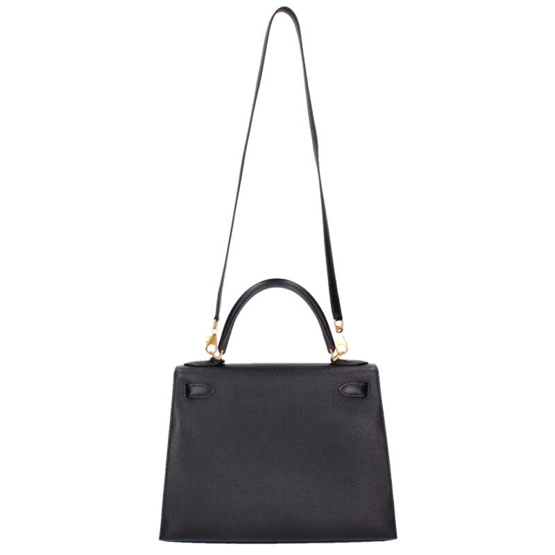 HERMES Kelly 28 Epsom Leather GHW Handbag Size ONE SIZE