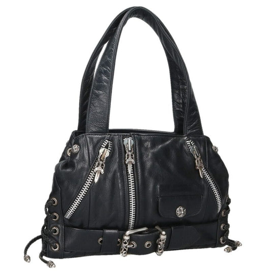 Chrome Hearts JJ DEAN SMALL Leather Riders Handbag