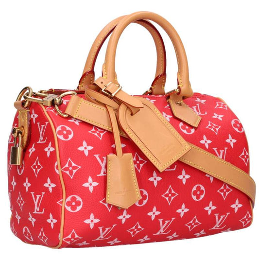 LOUISVUITTON Speedy P9 Bandouliere 25 Monogram Size ONE Red
