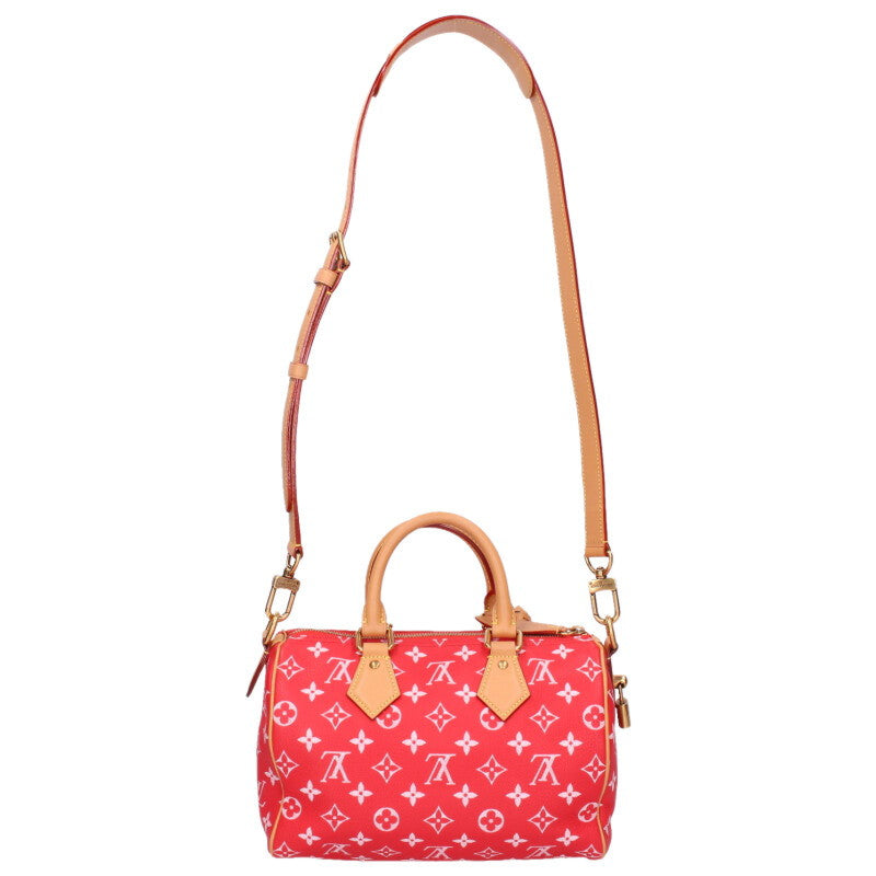 LOUISVUITTON Speedy P9 Bandouliere 25 Monogram Size ONE Red