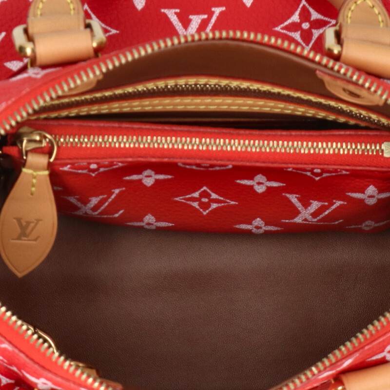 LOUISVUITTON Speedy P9 Bandouliere 25 Monogram Size ONE Red