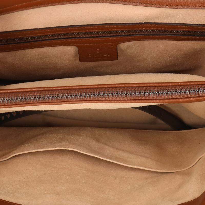 GUCCI Diana Medium Tote Handbag Brown Size ONE SIZE