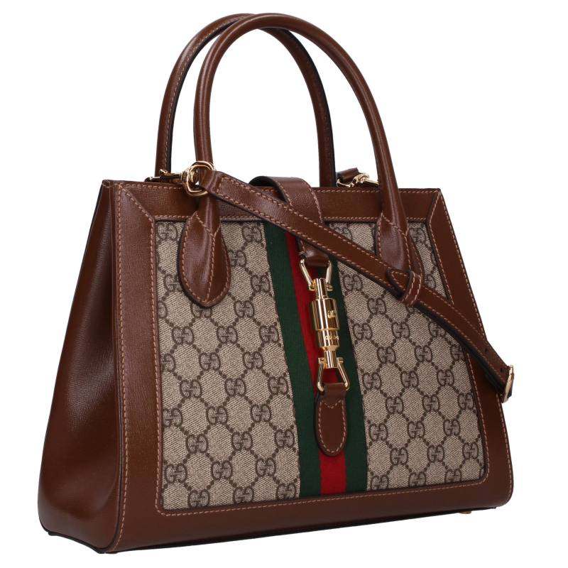GUCCI GG Sherry Line Handbag Brown Size ONE SIZE