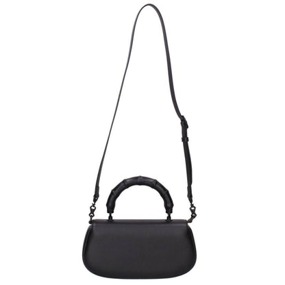GUCCI Black Bamboo Diva Medium Handbag Size ONE SIZE