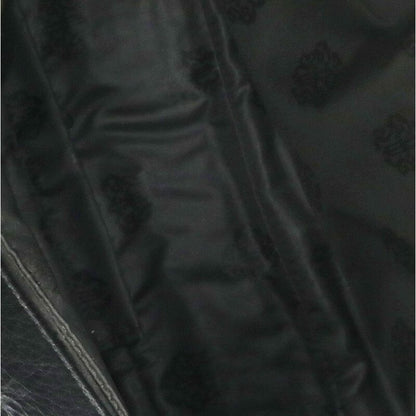 Chrome Hearts JJ DEAN SML Leather Riders Jacket Black