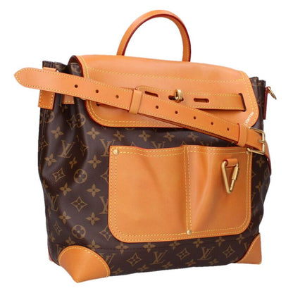 LOUISVUITTON Steamer 30 Monogram Handbag Brown Size 30