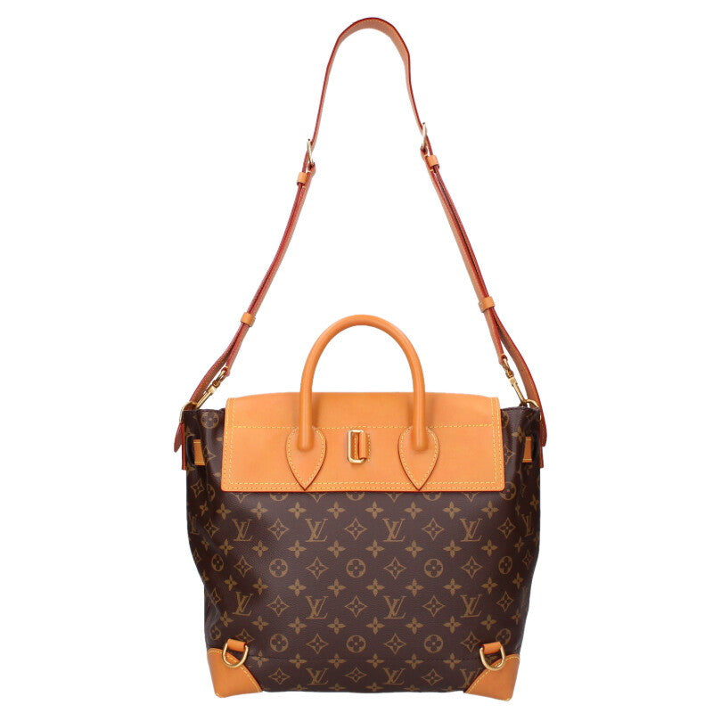 LOUISVUITTON Steamer 30 Monogram Handbag Brown Size 30
