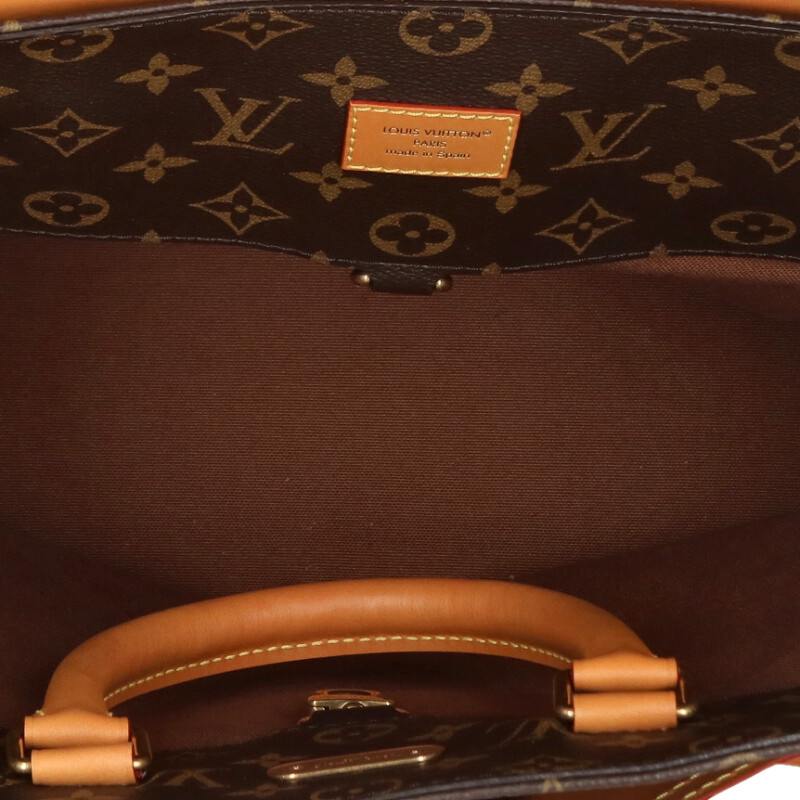 LOUISVUITTON Steamer 30 Monogram Handbag Brown Size 30