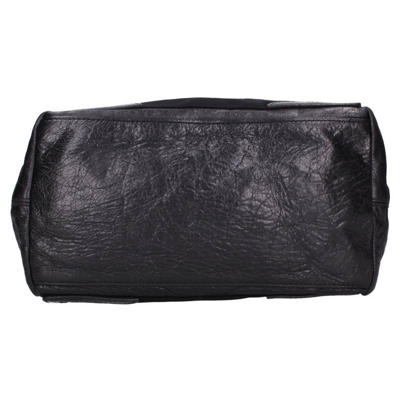 BALENCIAGA Black Cabas Leather Tote Bag Size ONE SIZE