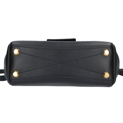 BALENCIAGA BEL AIR MINI Leather Black Gold Handbag Size ONE SIZE