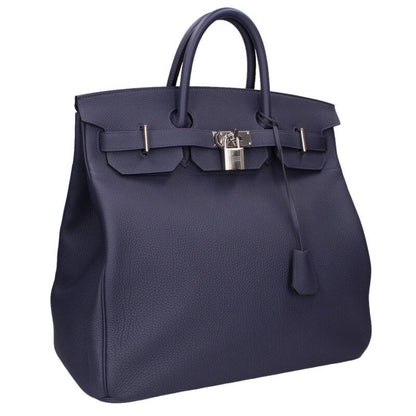 HERMES Haut à Courroies 40 Togo Bleu Nuit Bag Size ONE SIZE