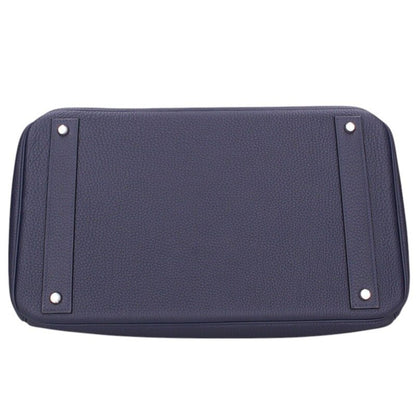 HERMES Haut à Courroies 40 Togo Bleu Nuit Bag Size ONE SIZE
