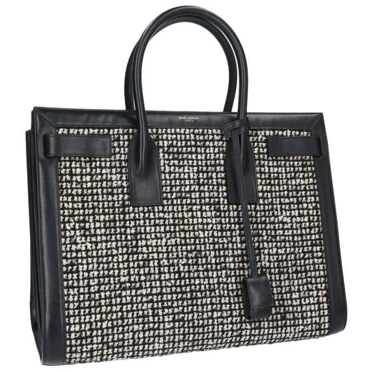 SAINT LAURENT PARIS Sac de Jour Tweed Canvas Size ONE SIZE
