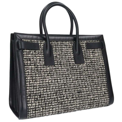 SAINT LAURENT PARIS Sac de Jour Tweed Canvas Size ONE SIZE