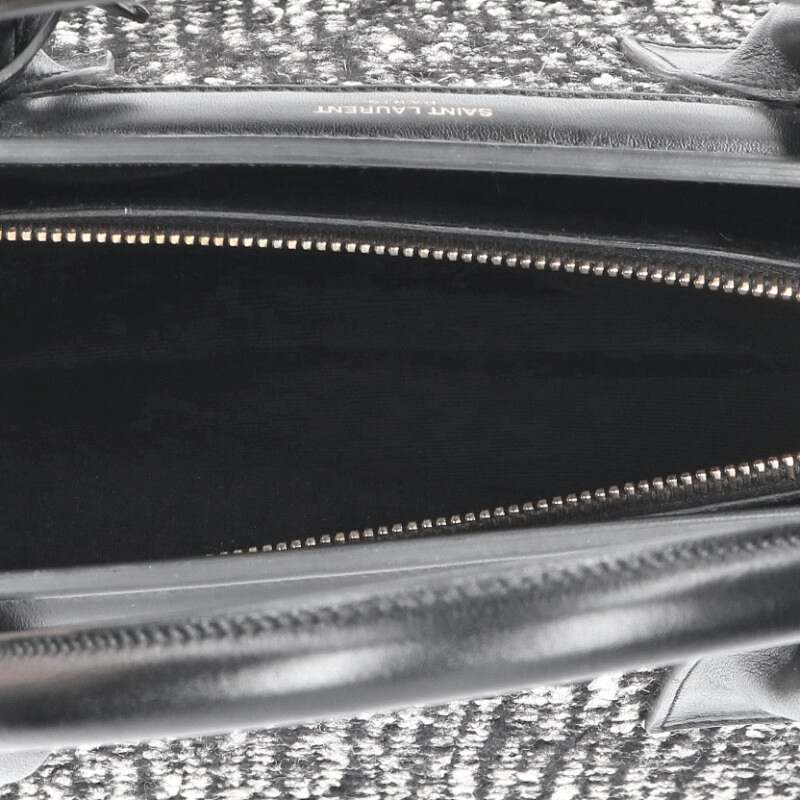 SAINT LAURENT PARIS Sac de Jour Tweed Canvas Size ONE SIZE