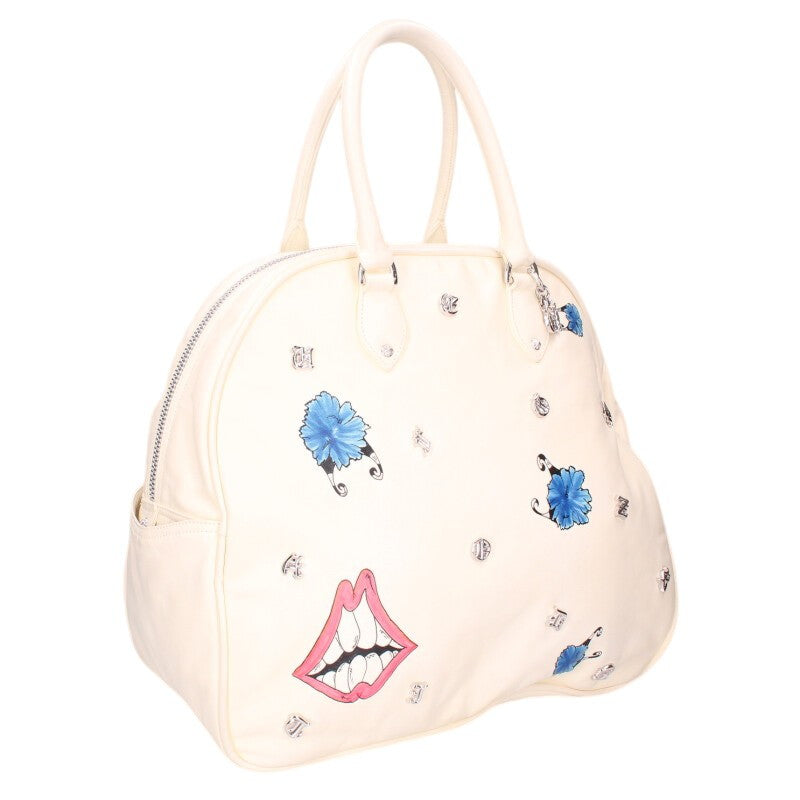 Chrome Hearts Bowling MATTYBOY White Silver Handbag Size ONE SIZE