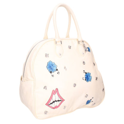 Chrome Hearts Bowling MATTYBOY White Silver Handbag Size ONE SIZE