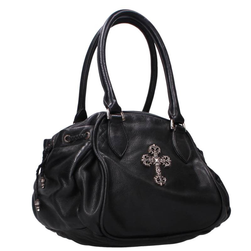 Chrome Hearts SQUIRRELY JO Leather Handbag Size ONE SIZE