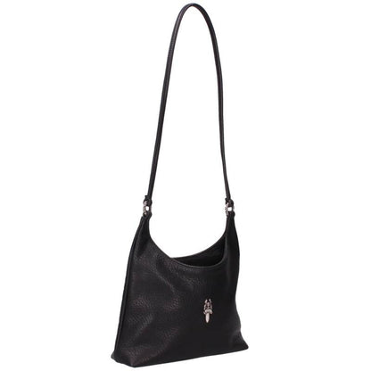 Chrome Hearts VIV Dagger Leather Black Silver Handbag Size ONE SIZE