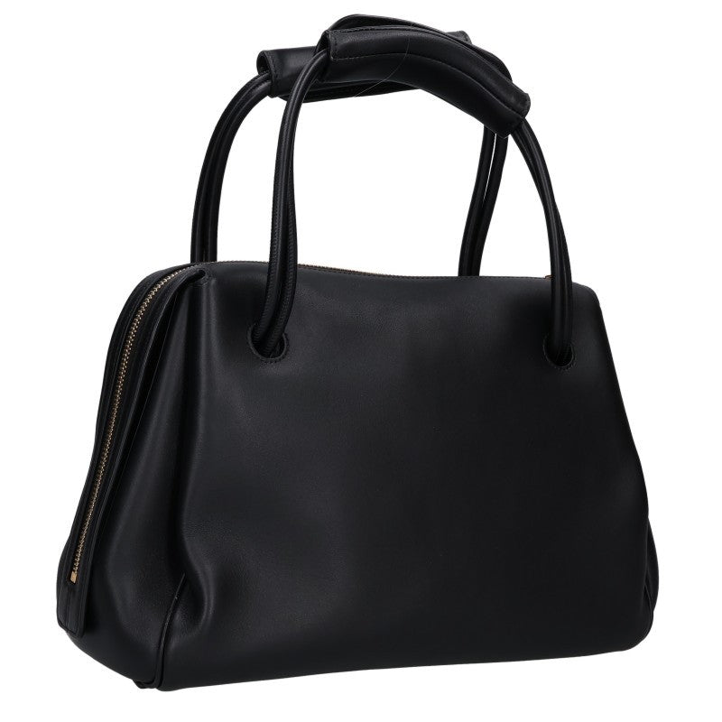 LOEWE Madrid Supple Grain Calf Black Gold Handbag Size ONE SIZE