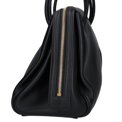 LOEWE Madrid Supple Grain Calf Black Gold Handbag Size ONE SIZE
