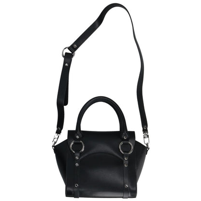 Vivienne Westwood BETTY Leather Handbag Black Size ONE SIZE
