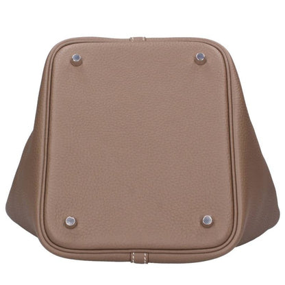 HERMES Picotin Lock MM G-Stamp Handbag Brown Size MM