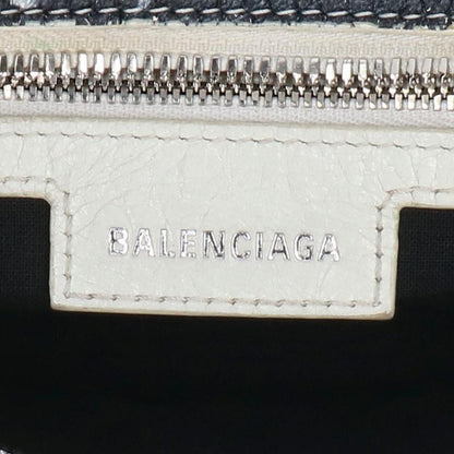 BALENCIAGA Neo Cagole Graffiti Handbag White Size ONE SIZE