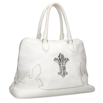 Chrome Hearts Slouchy CH Fleur Leather Handbag Size ONE SIZE