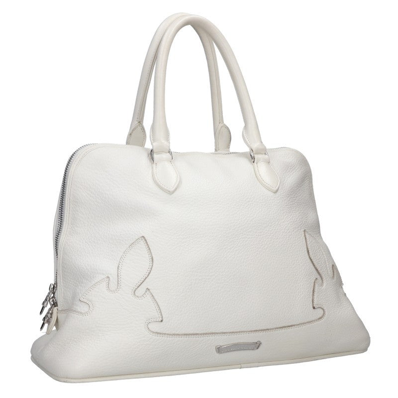 Chrome Hearts Slouchy CH Fleur Leather Handbag Size ONE SIZE
