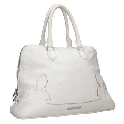 Chrome Hearts Slouchy CH Fleur Leather Handbag Size ONE SIZE