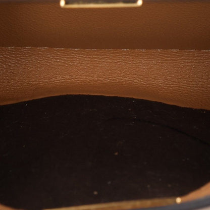 FENDI Brown Nano Peekaboo Boa Mini Handbag