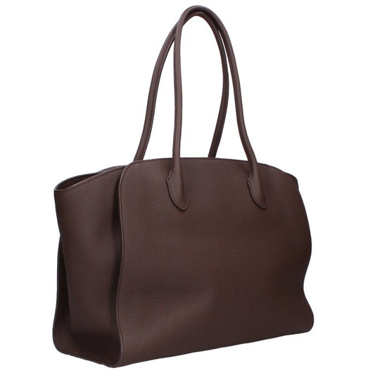 THEROW Marlo 14 Leather Handbag Brown