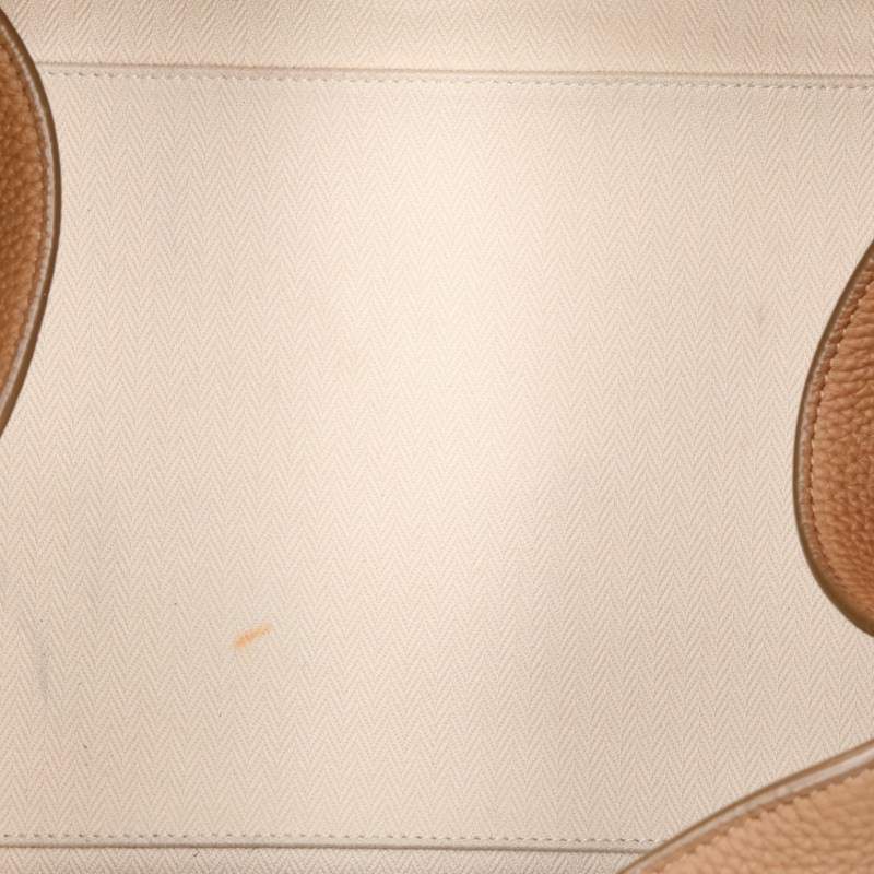 THEROW Soft Margaux 17 Grained Calfskin Bag Brown Size 17