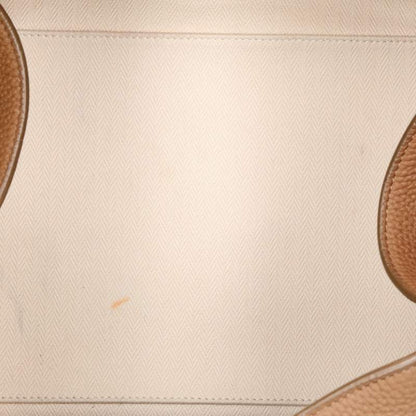 THEROW Soft Margaux 17 Grained Calfskin Bag Brown Size 17