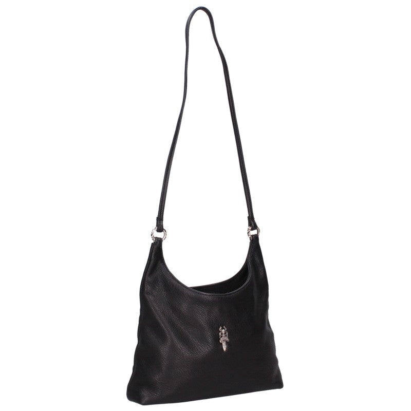 Chrome Hearts VIV Dagger Handbag Black/Silver Size ONE SIZE