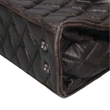 Chrome Hearts Heart Clip Strap Quilted Leather Bag