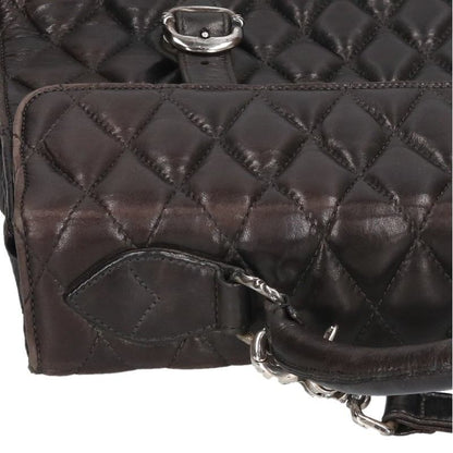 Chrome Hearts Heart Clip Strap Quilted Leather Bag