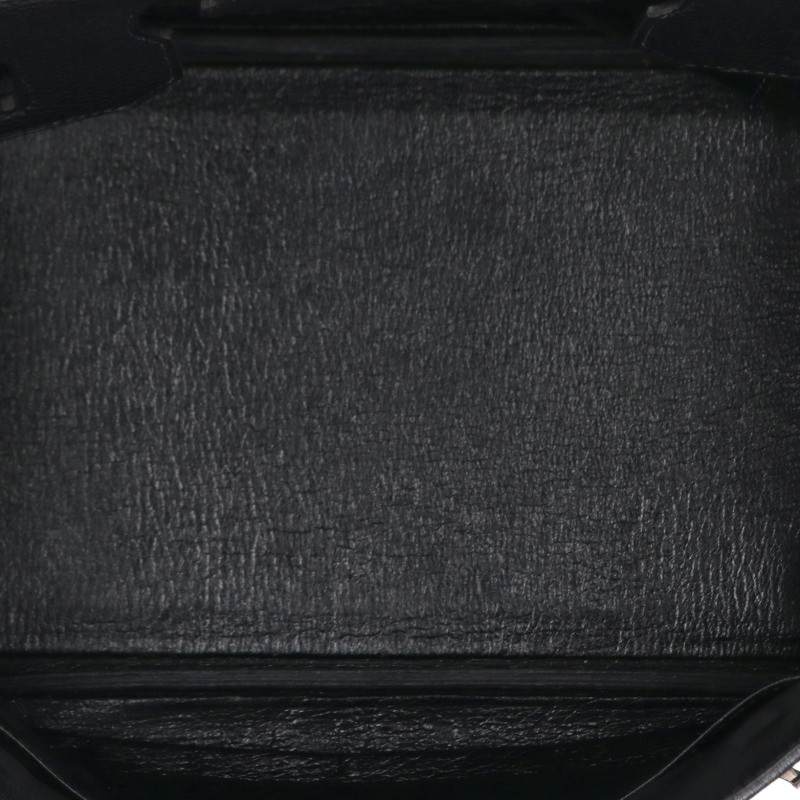 HERMES Black Birkin Togo Leather Silver Hardware Bag