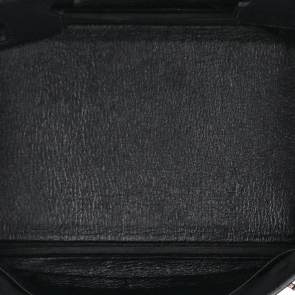 HERMES Black Birkin Togo Leather Silver Hardware Bag