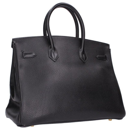 HERMES Birkin 35 Gold Hardware Ardennes Leather Bag Size 35