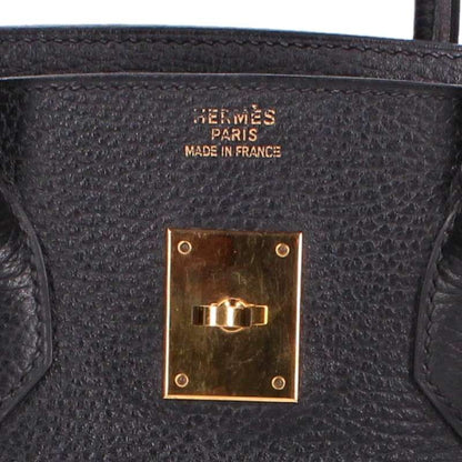 HERMES Birkin 35 Gold Hardware Ardennes Multi Size 35