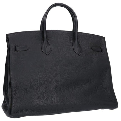 HERMES Birkin 35 Togo Leather Handbag Black Size 35