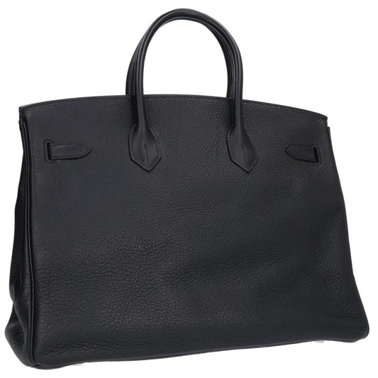 HERMES Birkin 35 Togo Leather Handbag Black Size 35