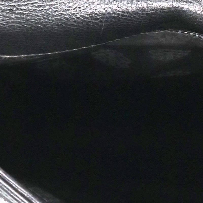 Chrome Hearts CH Plus 2-Way Leather Bag Black Size ONE SIZE