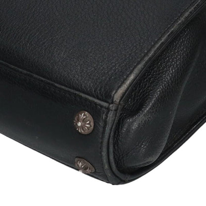 Chrome Hearts CH Plus 2-Way Leather Bag Black Size ONE SIZE