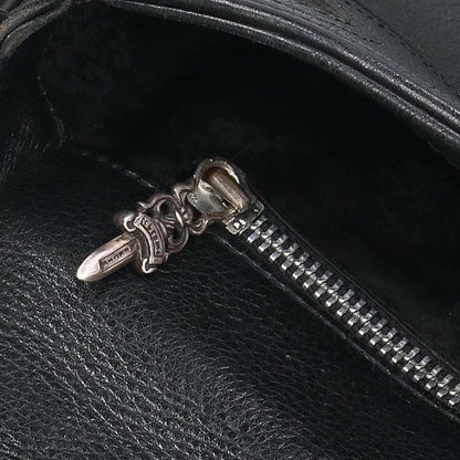 Chrome Hearts CH Plus 2-Way Leather Bag Black Size ONE SIZE