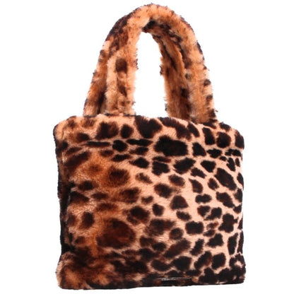 Chrome Hearts Silver Leopard Handbag Brown Size ONE SIZE