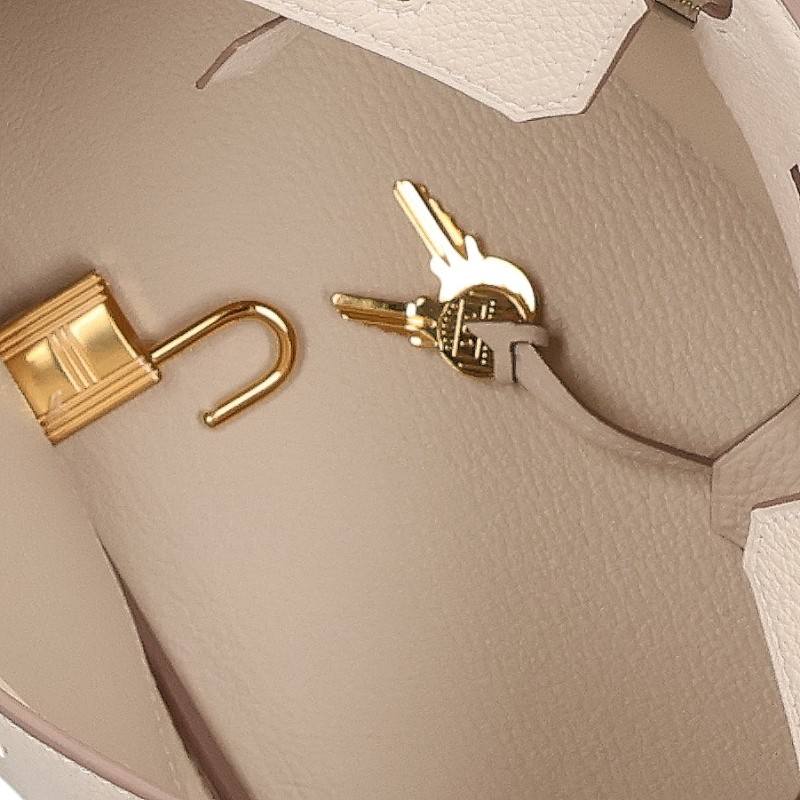 HERMES Birkin Togo Leather Gold Hardware Bag Size 25